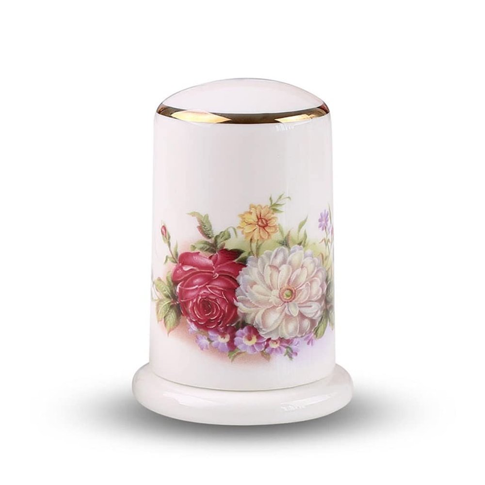 AMONG Toothpick Dispenser Bone China Toothpick Box Ceramic Toothpick Holder Dispenser Creative Household Light Luxury Hotel Restaurant Desktop Decoration Tooth Picks Container Case