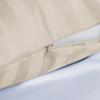 100% Egyptian Cotton Pillow Protectors Set of 4, 600 Thread Count King Size Bed Pillow Cases with Zipper, Sateen Weave Cooling Pillow Cases Quiet and Breathable Easy Care (4PCS, Stripe-Beige) view 4