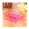 FLaig Soap Dish Bar Soap Holder for Shower with Draining Tray Waterfall Soap Tray for Kitchen Sink Sponge Holder Drain Soap Box Soap (Color : Red) view 1