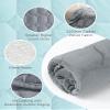 Cottonblue Weighted Lap Blanket 5lbs, Cozy Luxury Crystal Velvet Weighted Blanket for Adults, Small Weighted Blanket for Relaxation, Sleeping, Travel, Grey, 29" x 33" view 4