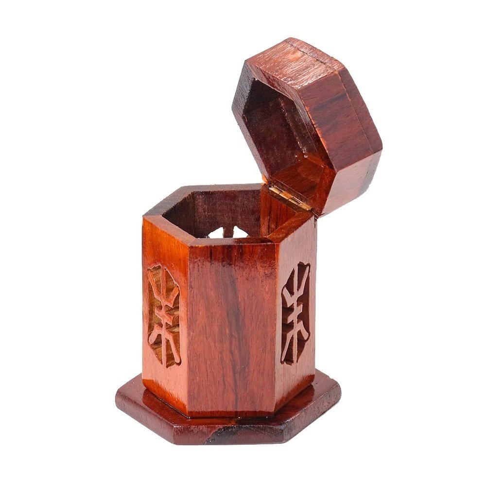 AMONG Toothpick Dispenser Creative Retro Toothpick Holder Cotton Swab Container Kitchen Restaurant Home Table Desktop Toothpick Jar Decoration Tooth Picks Container Case