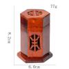 AMONG Toothpick Dispenser Creative Retro Toothpick Holder Cotton Swab Container Kitchen Restaurant Home Table Desktop Toothpick Jar Decoration Tooth Picks Container Case view 2