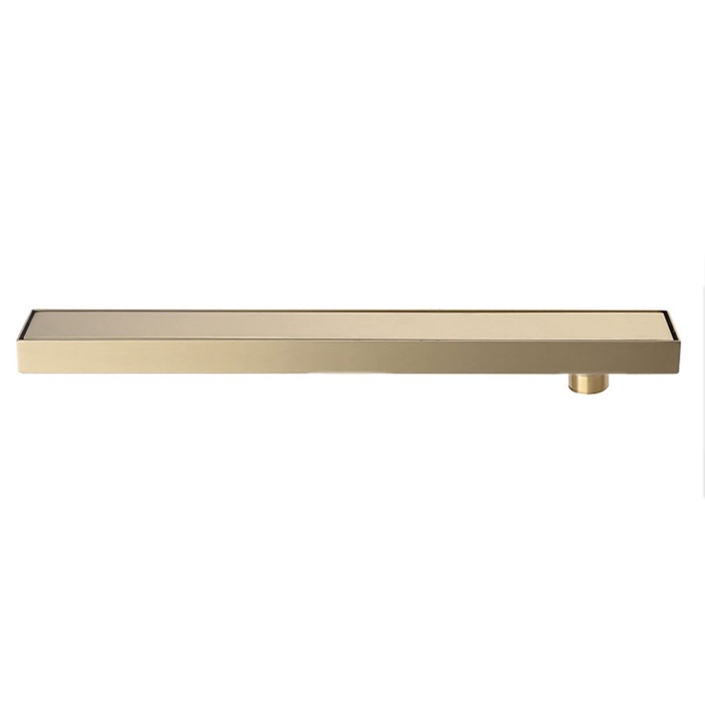 Floor drain,Drain Protectors,Invisible Linear Shower Drain Rectangle Shower Floor Drain Stainless Steel Brushed Gold Linear Floor Drain, Floor Drainer With Hair Strainer For Kitchen Wash(Size:20cm,Col
