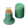 Toothpick Dispenser Ceramic Toothpick Holder Dispenser Household Kitchen Gadgets Toothpick Box Cotton Swab Tube Table Toothpick Can Tooth Picks Container Case (Color : A2pc) view 2