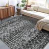 FairOnly Washable 9x12 Area Rugs Boho Moroccan Large Rugs for Living Room Stain Resistant Carpet Abstract Rugs for Bedroom with Non Slip Backing Home Decor Floor Decoration Rug view 1
