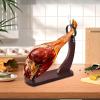 GLANSI Ham Stand Spain, Ham Holder, Ham Stand for Carving Spanish Hams, Wooden Ham Carving Stand, Ham Rack with Non Slip Pad, Kitchen Stand, Slicing Spanish Hams for Home Kitchen Carving view 3