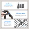 ROIL 18 Inch Queen Size Bed Frame with Mattress Slide Stopper - Double Black Basic Anti Squeak Steel Slats Metal Platform, Heavy Duty Noise Free Easy Assembly Bedframes, No Box Spring Needed view 4