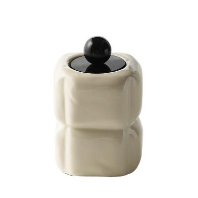 AMONG Toothpick Dispenser Toothpick Box Household Creative Ceramic Toothpick Holder Portable Dental Floss Box Cotton Swab Storage Box Tooth Picks Container Case (Color : A1)