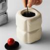 AMONG Toothpick Dispenser Toothpick Box Household Creative Ceramic Toothpick Holder Portable Dental Floss Box Cotton Swab Storage Box Tooth Picks Container Case (Color : A1) view 3