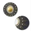 Wall Mounted Mirrors Large Metal Sunburst Shape Decorative Wall Mirror Dining Room Living Room Hallway Porch Decorative Starburst Shape Hanging Mirror view 4