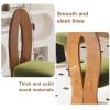 YCKEGEW Bedroom Vanity Chair for Girls,Modern Accent Chair Soft Cushion Dining Chair,Dressing Stool Wooden Back,Comfy Living Room Chair Side Chair with Wood Legs (Color : Walnut) view 4