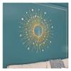 24In Sunburst Wall Mirror Large Round Metal Starburst Decorative Wall Mirror Dining Room Living Room Hallway Porch Decorative Hanging Mirror view 4