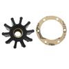 NyZyL 17937-0001 Marine Flexible Water Pump Impeller Kit for J-ab-SCO 17937-0001 17937-0001-P OBE-RDP-RF-ER 7441 CEF 500114, Black view 1