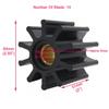 NyZyL 17937-0001 Marine Flexible Water Pump Impeller Kit for J-ab-SCO 17937-0001 17937-0001-P OBE-RDP-RF-ER 7441 CEF 500114, Black view 2
