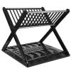 HOLIDYOYO 2-Tier Dish Rack with Drainboard Self Draining Dish Dryer for Kitchen Counter Stainless Steel Utensil Drainer view 1