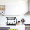 HOLIDYOYO 2-Tier Dish Rack with Drainboard Self Draining Dish Dryer for Kitchen Counter Stainless Steel Utensil Drainer view 4
