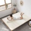 NaKeah Soft Mattress Topper Double Tatami Floor Latex Mattress Bed King Size for Back Pain Orthopedic Mattress Topper Bedroom Furniture,7.5cm,120x190cm view 1
