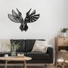 SIGNLEADER Metal Wall Art Decor Birds Dance Modern Abstract Wall Sculpture Hangings Home Decoration for Living Room, Bedroom, Bathroom, Kitchen, Outdoor - 36" Black view 1