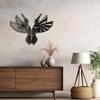 SIGNLEADER Metal Wall Art Decor Birds Dance Modern Abstract Wall Sculpture Hangings Home Decoration for Living Room, Bedroom, Bathroom, Kitchen, Outdoor - 36" Black view 4