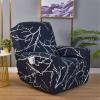 Morbuy Recliner Covers for Recliner Chair Stretch, Flowers Print 4 Pieces Recliner Slipcovers Recliner Sofa Covers Recliner Couch Cover for Kids, Pets (Plum Bossom) view 3