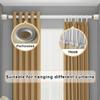 Shower Curtain Rod Tension- No Drill Non-Slip Spring Tension Shower Rod, for Bathroom, Closet, Window, Room Divider(Color:Stainless Steel,Size:360cm-450cm) view 3
