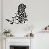 SIGNLEADER Metal Wall Art Decor Woman's Desire Modern Abstract Wall Sculpture Hangings Home Decoration for Living Room, Bedroom, Bathroom, Kitchen, Outdoor - 36" Black view 3