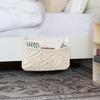 Mkono Macrame Bedside Caddy Storage Organizer Boho Remote Control Tablet Magazine Holder for Home Bedroom Living Room College Dorm Bed, Set of 2 view 2