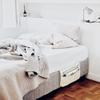 Mkono Macrame Bedside Caddy Storage Organizer Boho Remote Control Tablet Magazine Holder for Home Bedroom Living Room College Dorm Bed, Set of 2 view 3