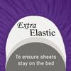 1 Piece Fitted Sheet Only Hotel Luxury Single Fitted Pure Egyptian Cotton 800 Thread Count Bottom Sheet, 12 Inch Deep Pocket Pack of 1 Queen Size Purple view 2