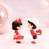 BITTONE Valentines Day DecorRomantic Couple Figurines Statue GiftsRemember Beautiful Moment-Best Gift for Valentine's Day Wedding Anniversary. (1), White, Blue, Pink, Red view 1
