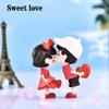 BITTONE Valentines Day DecorRomantic Couple Figurines Statue GiftsRemember Beautiful Moment-Best Gift for Valentine's Day Wedding Anniversary. (1), White, Blue, Pink, Red view 4