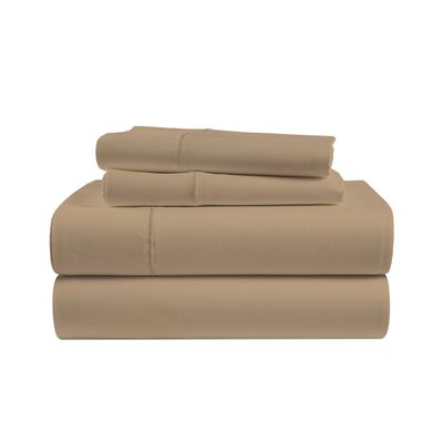 1 Piece Fitted Sheet Only Hotel Luxury Single Fitted Pure Egyptian Cotton 800 Thread Count Bottom Sheet, 12 Inch Deep Pocket Pack of 1 California King Size Taupe