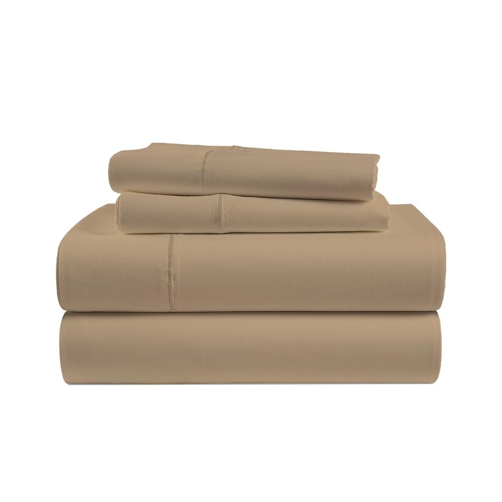 1 Piece Fitted Sheet Only Hotel Luxury Single Fitted Pure Egyptian Cotton 800 Thread Count Bottom Sheet, 12 Inch Deep Pocket Pack of 1 California King Size Taupe