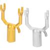 2Pcs Clothes Rail Fork Replacement Aluminum Alloy Clothes Rod Forks for Drying Rack for Balcony Easy to Install and Use Sturdy and Hanging view 1