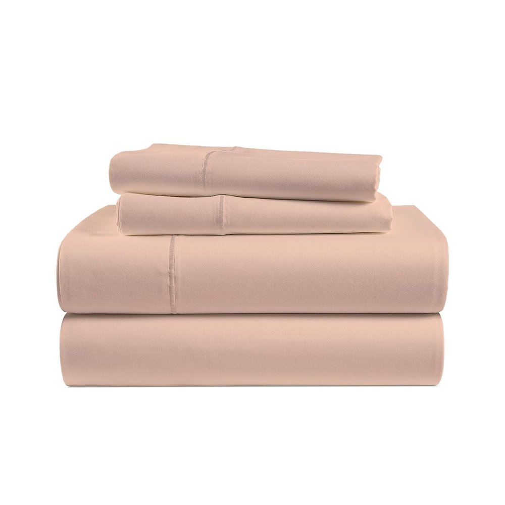1 Piece Fitted Sheet Only Hotel Luxury Single Fitted Pure Egyptian Cotton 800 Thread Count Bottom Sheet, 8 Inch Deep Pocket Pack of 1 King Size Peach