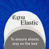 1 Piece Fitted Sheet Only Hotel Luxury Single Fitted Pure Egyptian Cotton 800 Thread Count Bottom Sheet, 12 Inch Deep Pocket Pack of 1 California King Size Egyptian Blue view 2