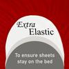 1 Piece Fitted Sheet Only Hotel Luxury Single Fitted Pure Egyptian Cotton 800 Thread Count Bottom Sheet, 15 Inch Deep Pocket Pack of 1 Full Size Red view 2