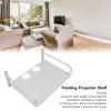 Wall Mounted Projector Shelf Wall Mounted Display Ledges Aluminum Floating Projector Shelves Floating Shelf for AV Device Projector Cable Boxes WiFi Router TV Box DVD Player view 4