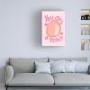 Trademark Fine Art Canvas Wall Art - Athene Fritsch 'Peach' Wall Art for Living Room, Bedroom, or Office Dcor view 2