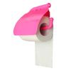 ABOOFAN 3pcs Tissue Box Holder Cup Wall-Mounted Toilet Paper Storage Accessory Cover Easy Install for Smooth Suitable for up to Wide Rose Red view 4