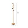 Coat Rack Freestanding Hall Tree Stand Coat Rack Free-Standing Hall Tree Stand 8 Hooks Easy To Assemble Standing Hanger Stand for Clothes, Suits, Accessories Coat Tree Standing Coat Rack ( Color : A ) view 2