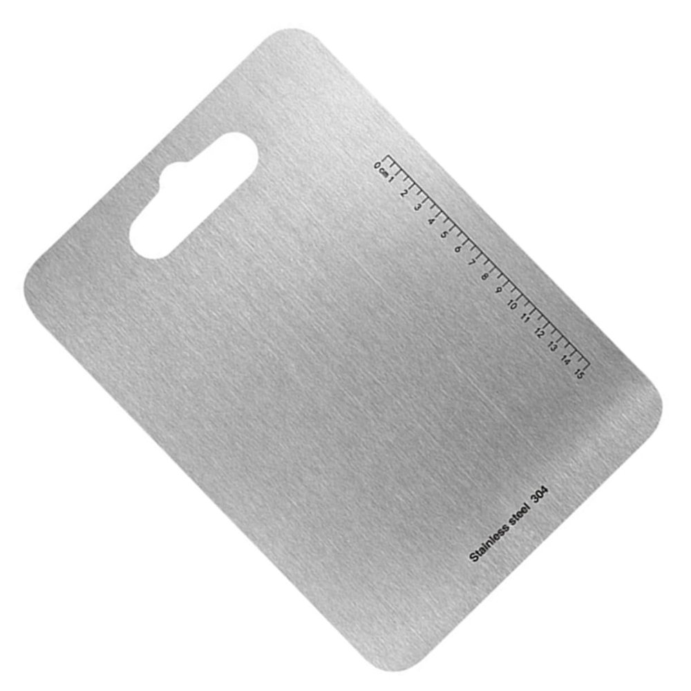 LABRIMP Stainless Steel Cutting Board Rust Chopping Board for Kitchen Easy to Clean Dishwasher Safe