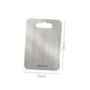 LABRIMP Stainless Steel Cutting Board Rust Chopping Board for Kitchen Easy to Clean Dishwasher Safe view 3