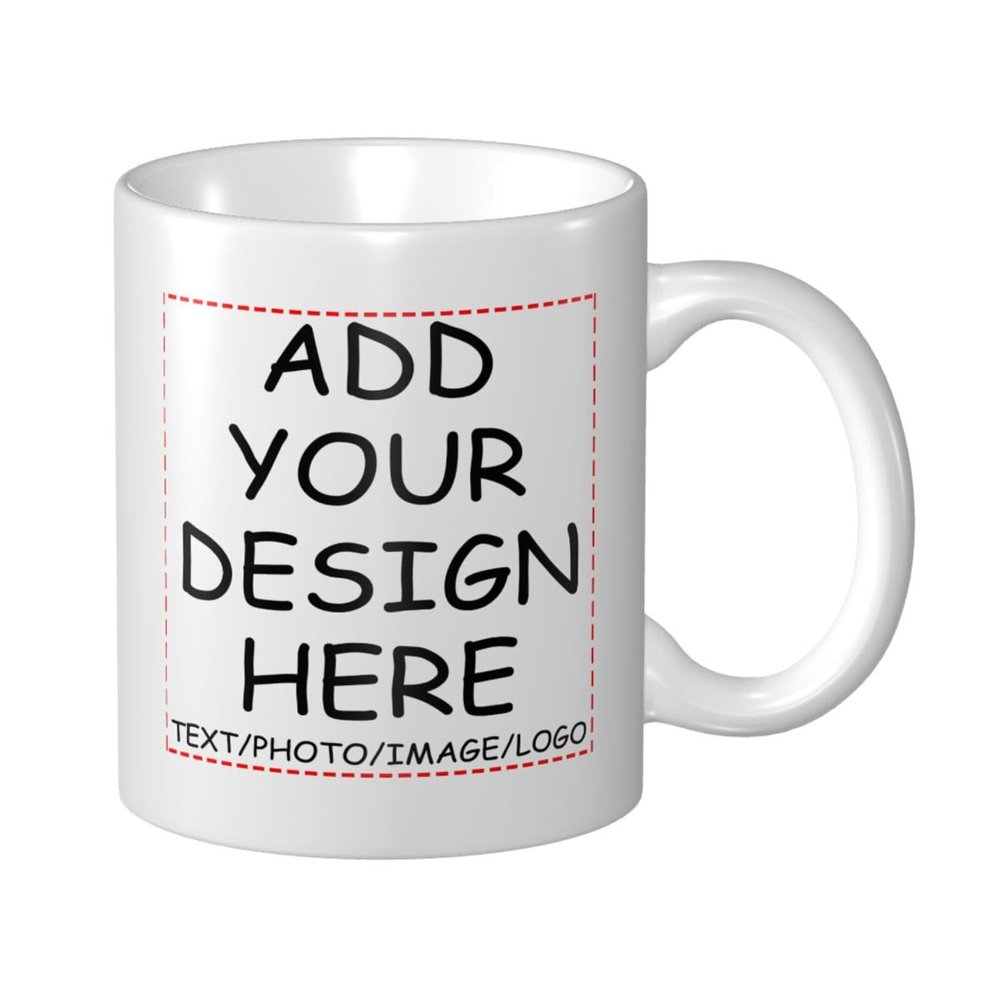 Personalized Coffee Mug Custom Photo Text or Logo Ceramic Mug Customized 11 Oz Tea Cup Unique Gift for Men & Women Personalized Design with Picture and Words