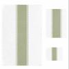 3 Piece Bath Towel Set, Solid Sage Green Luxury Towels Set for Bathroom Soft Bath Shower Towels Absorbent Bathroom Towels Set ( 1 Bath Towel, 1 Hand Towel, 1 Washcloth ) Stripes Modern Minimalism Art view 1
