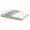 3 Piece Bath Towel Set, Solid Sage Green Luxury Towels Set for Bathroom Soft Bath Shower Towels Absorbent Bathroom Towels Set ( 1 Bath Towel, 1 Hand Towel, 1 Washcloth ) Stripes Modern Minimalism Art view 2