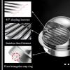304 Stainless Steel Air Vent Round Grille Ventilation,Air Vent Grille Cover Stainless Steel Round Ventilation Extractor Outlet,Wall Dryer Vent Cap,Hemispherical Design (Size : 160mm/6.30in) view 2