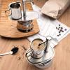 Coffee Pot, Mocha Pot, Stainless Steel Hand Pour Latte Classic Coffee Pot for Home Office,Coffee Maker Pot for Coffee, Milk, Tea, Drink (50ml) view 4