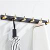 ENGENDER Wall Coat Rack Metal Wall-Mounted Coat Rack Coat Hook Behind The Door Bathroom Wall Hanging Nordic Coat Hook Office Living Room Corridor Coat Rack Wall Mounted view 3