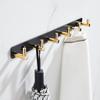 ENGENDER Wall Coat Rack Metal Wall-Mounted Coat Rack Coat Hook Behind The Door Bathroom Wall Hanging Nordic Coat Hook Office Living Room Corridor Coat Rack Wall Mounted view 4